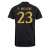Real Madrid Ferland Mendy #23 3rd Dres 2023-24 Krátkým Rukávem